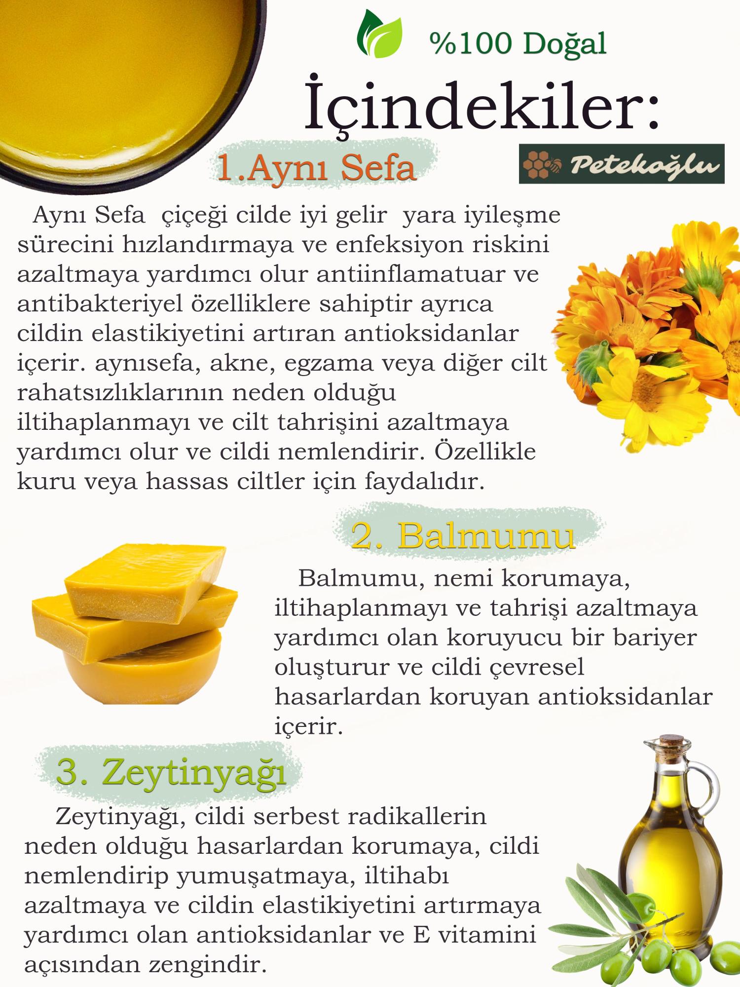 (100ML) Aynısefa Krem Onarıcı Cildi yenileyici nemlendirici Kırışıklık Giderici Çatlak Onarıcı Krem