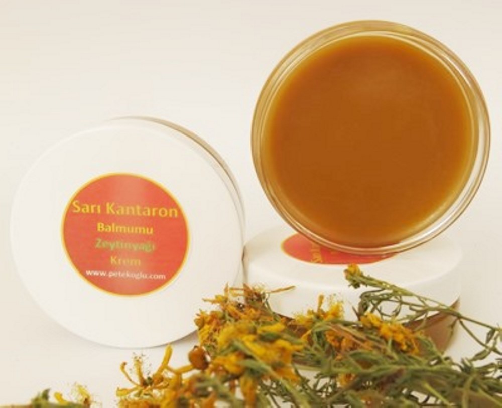 El Yapımı Sarı Kantaron Krem (50ML )  Ve Sarı Kantaron  Yağı Birlikte (200ML)