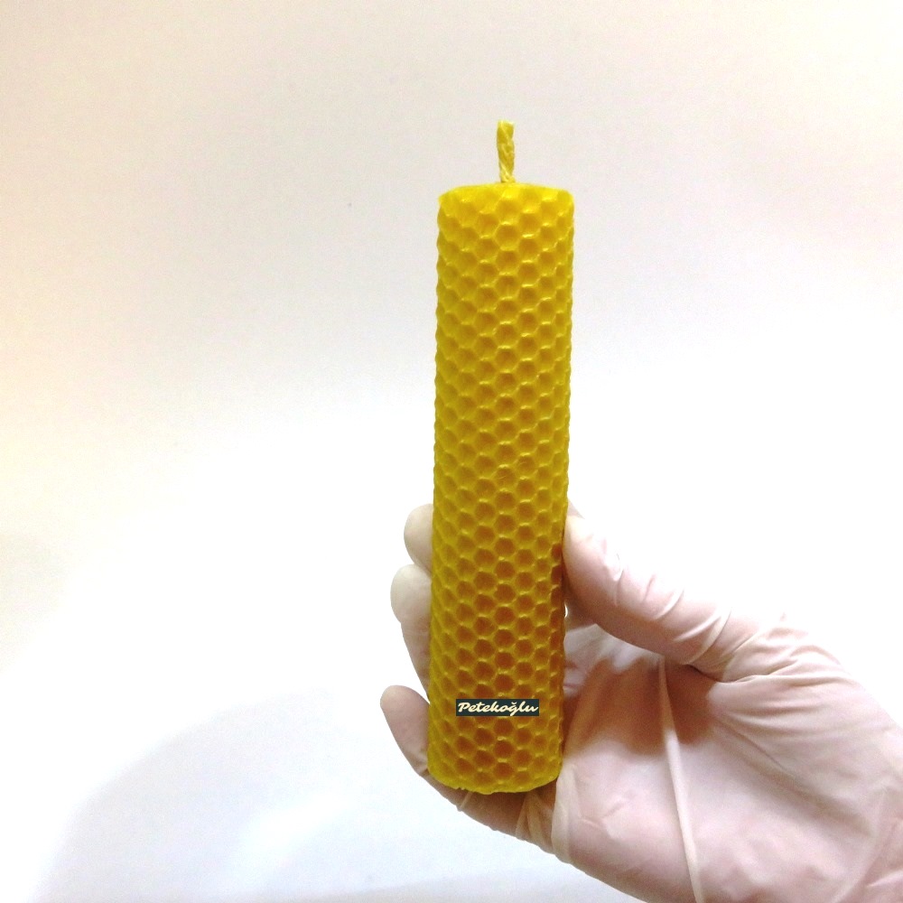 Doğal Petek Balmumu Mum Gerçek Ballı Sabun Seti Jüt Hediyelik Doğal Set Beeswax Candle