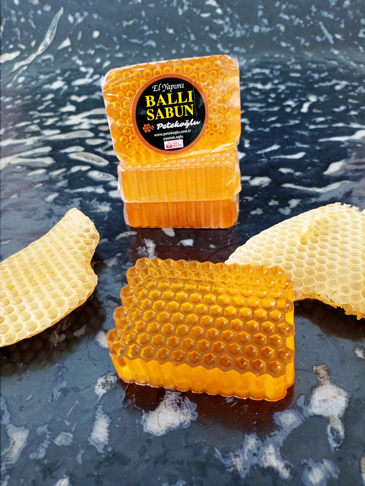 Bal Mumu Mum Gerçek Ballı Sabun İle Birlikte Doğal Petek Balmumu Mum Seti Uğur Böceği Beeswax Candle