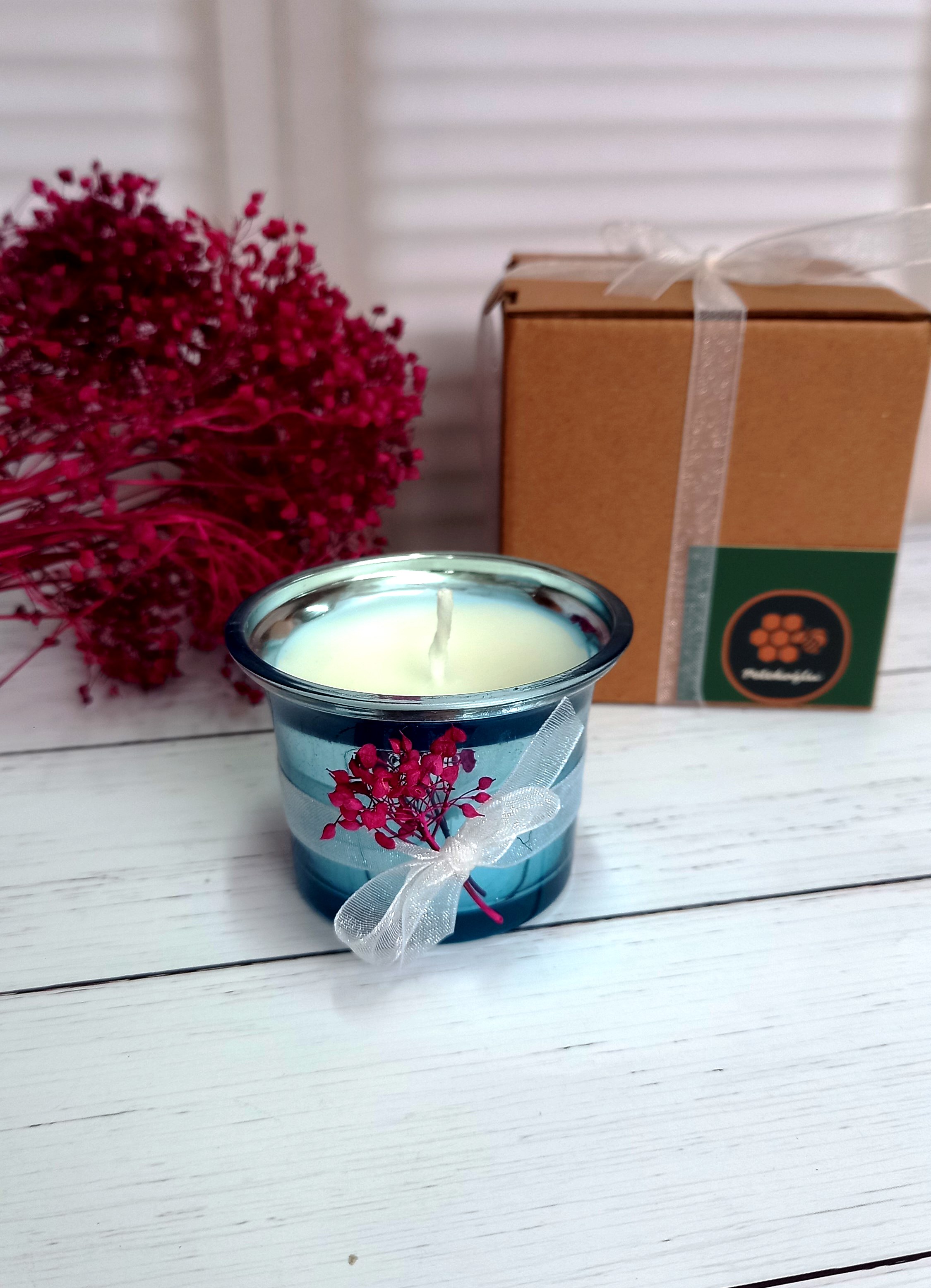 Soyawax Mumu El Yapımı %100 Doğal Aromatik Soya Mumu Vanilya Kokulu