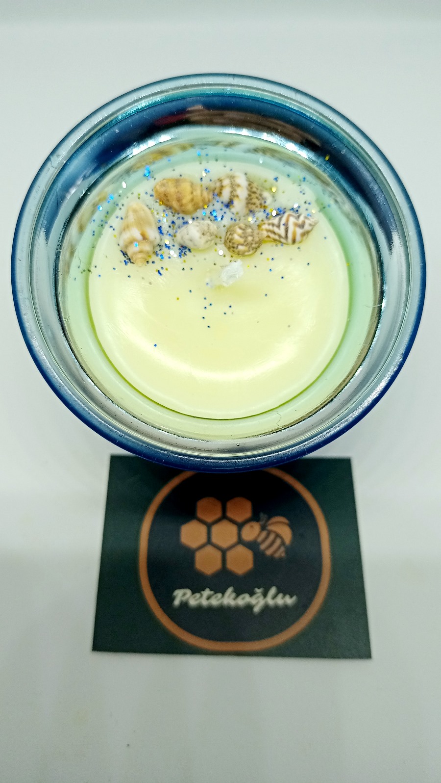 Soyawax Mumu El Yapımı %100 Doğal Aromatik Soya Mumu Vanilya Kokulu-Soyawax Candle