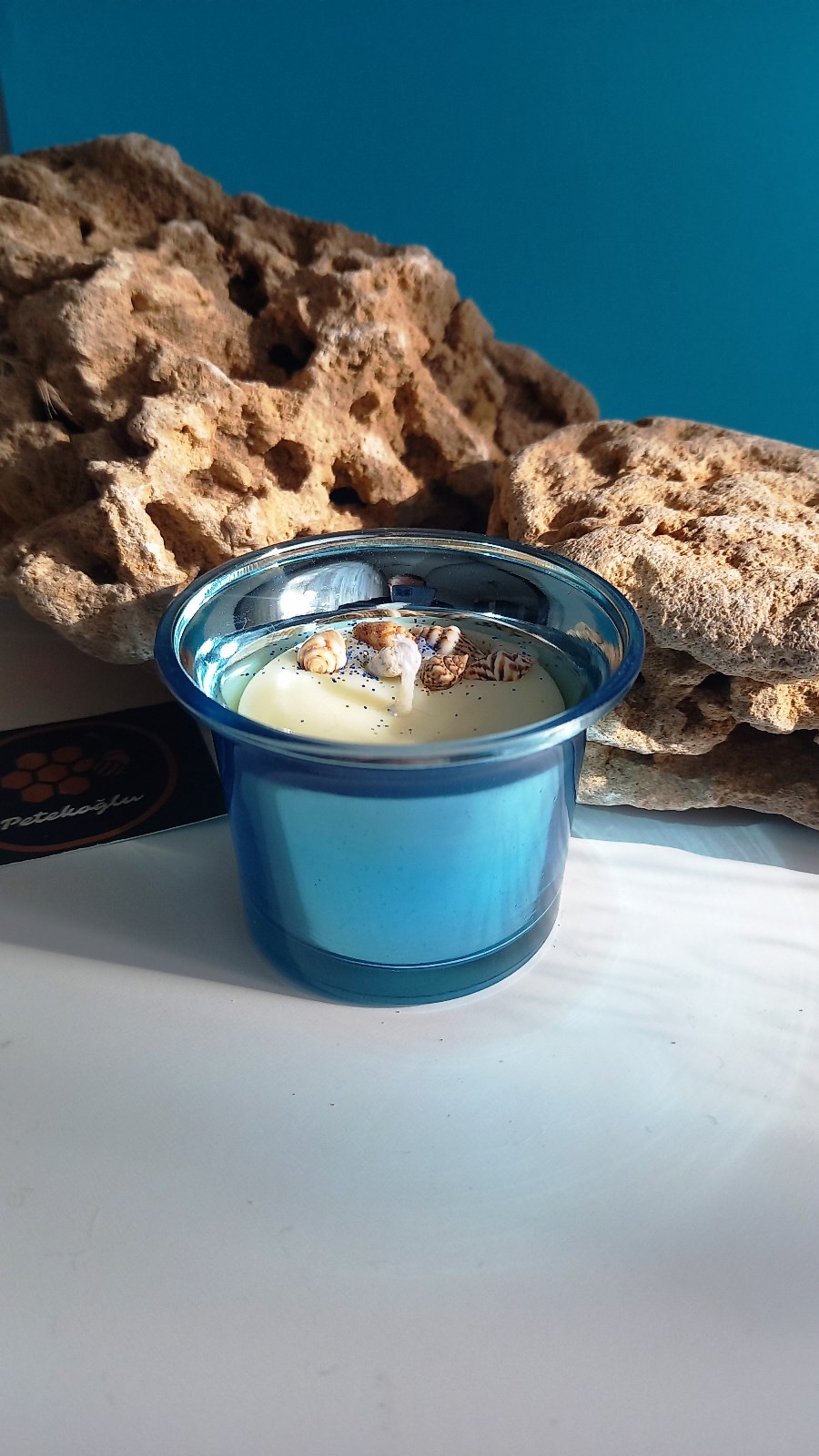 Soyawax Mumu El Yapımı %100 Doğal Aromatik Soya Mumu Vanilya Kokulu-Soyawax Candle