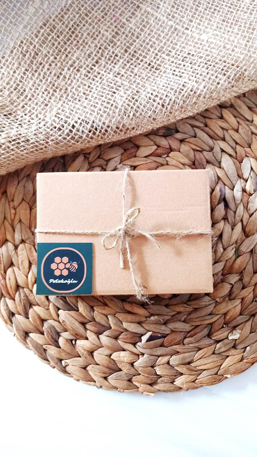 (3 Adet ) Bal Mumu  (10X3 CM)  Dekoratif  Doğal Petek Balmumu Mum