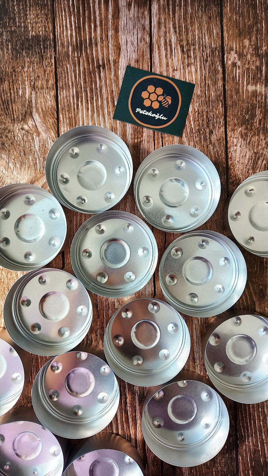 (10 Adet) Boş Alüminyum Tealight Kabı Maxi Boy 5.7X 2.2 Cm