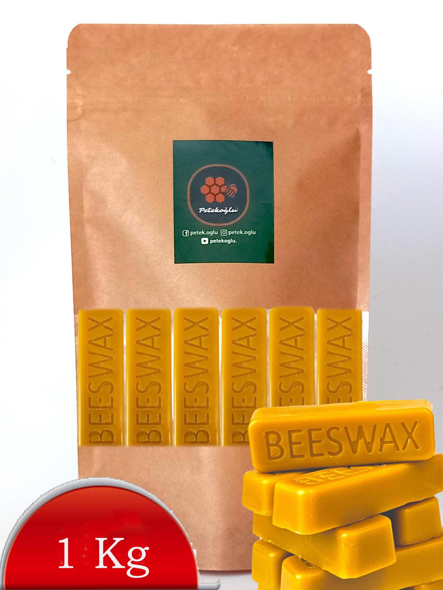 Besswax Mini Külçe 1 Kg Petekoğlu Filtre Edilmiş Doğal Saf Balmumu 