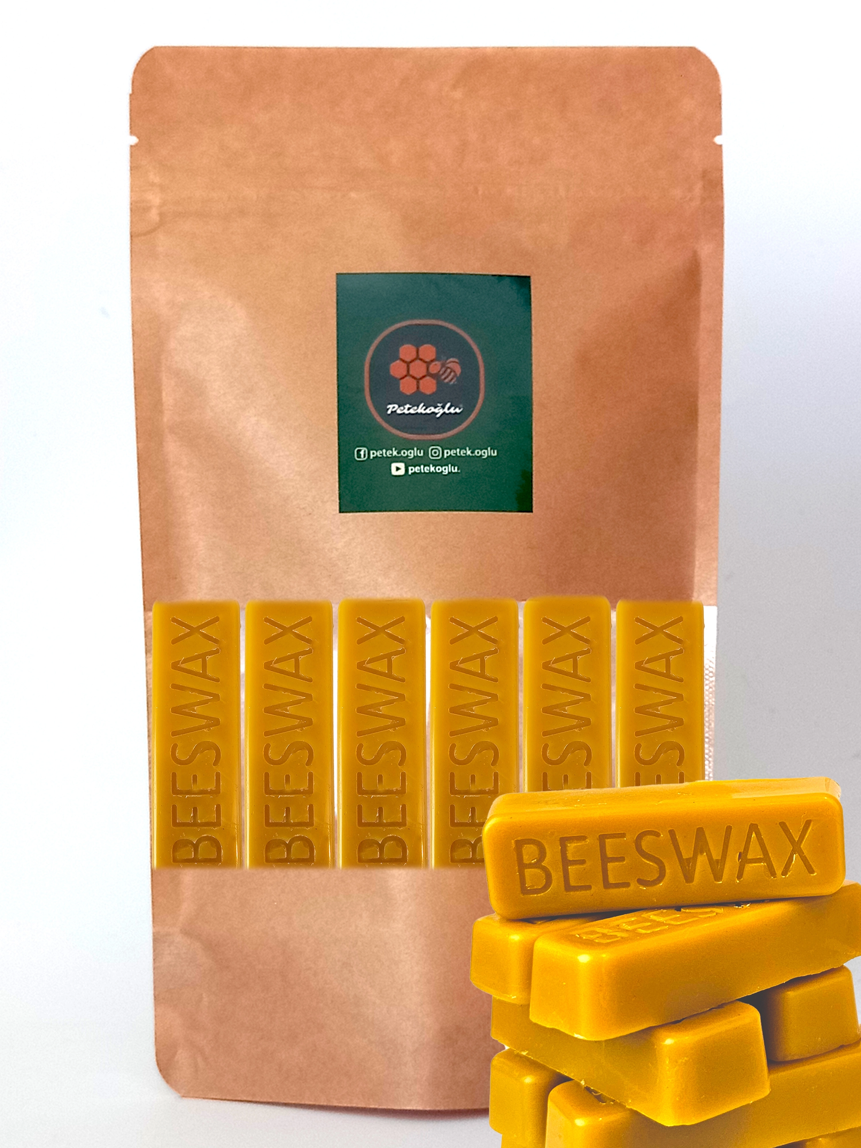 Besswax Mini Külçe 5 Kg Petekoğlu Filtre Edilmiş Doğal Saf Balmumu