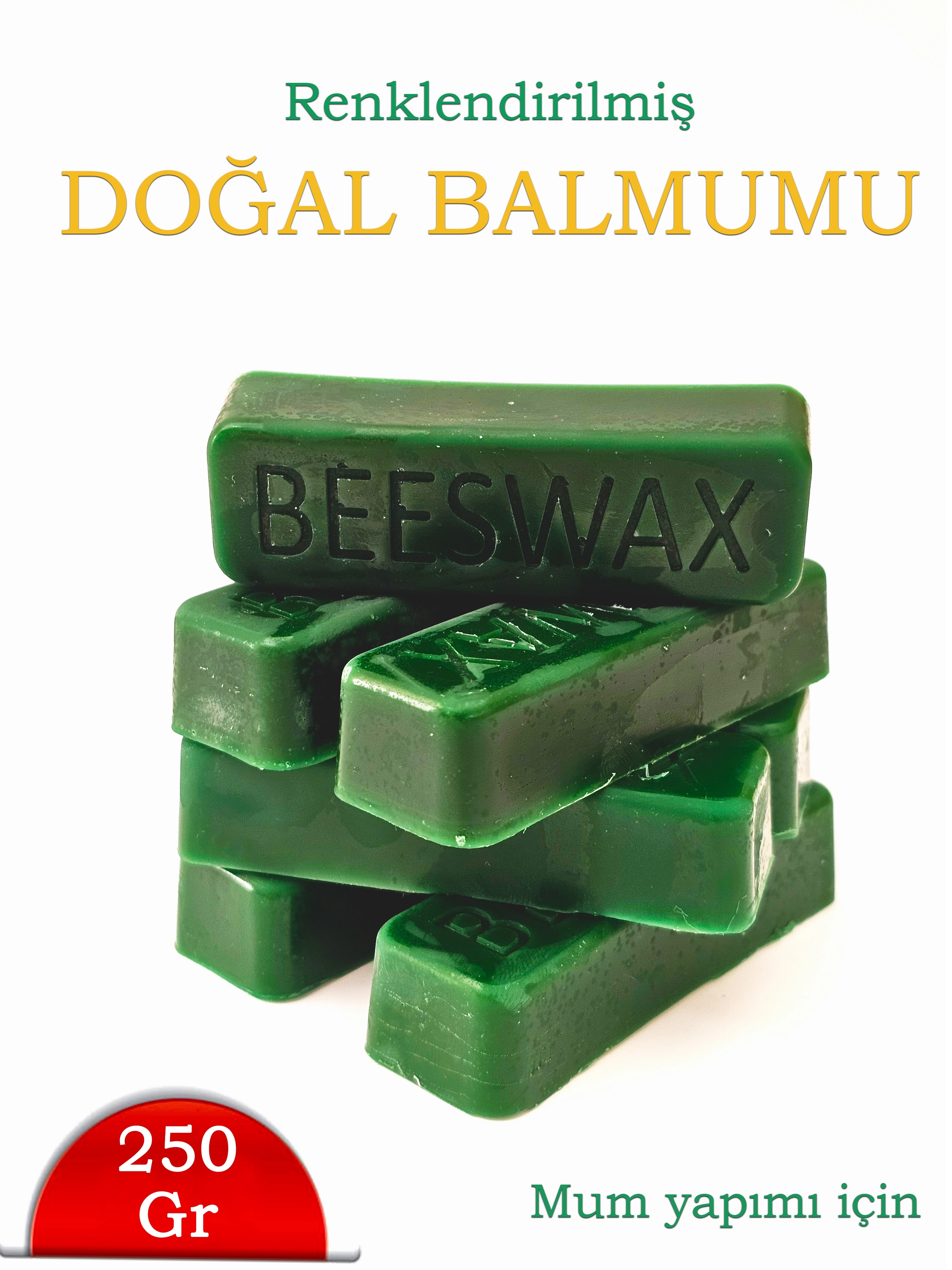 Petekoğlu Yeşil Balmumu Külçe – 250 gr | Mum, Mühür ve El Sanatları İçin