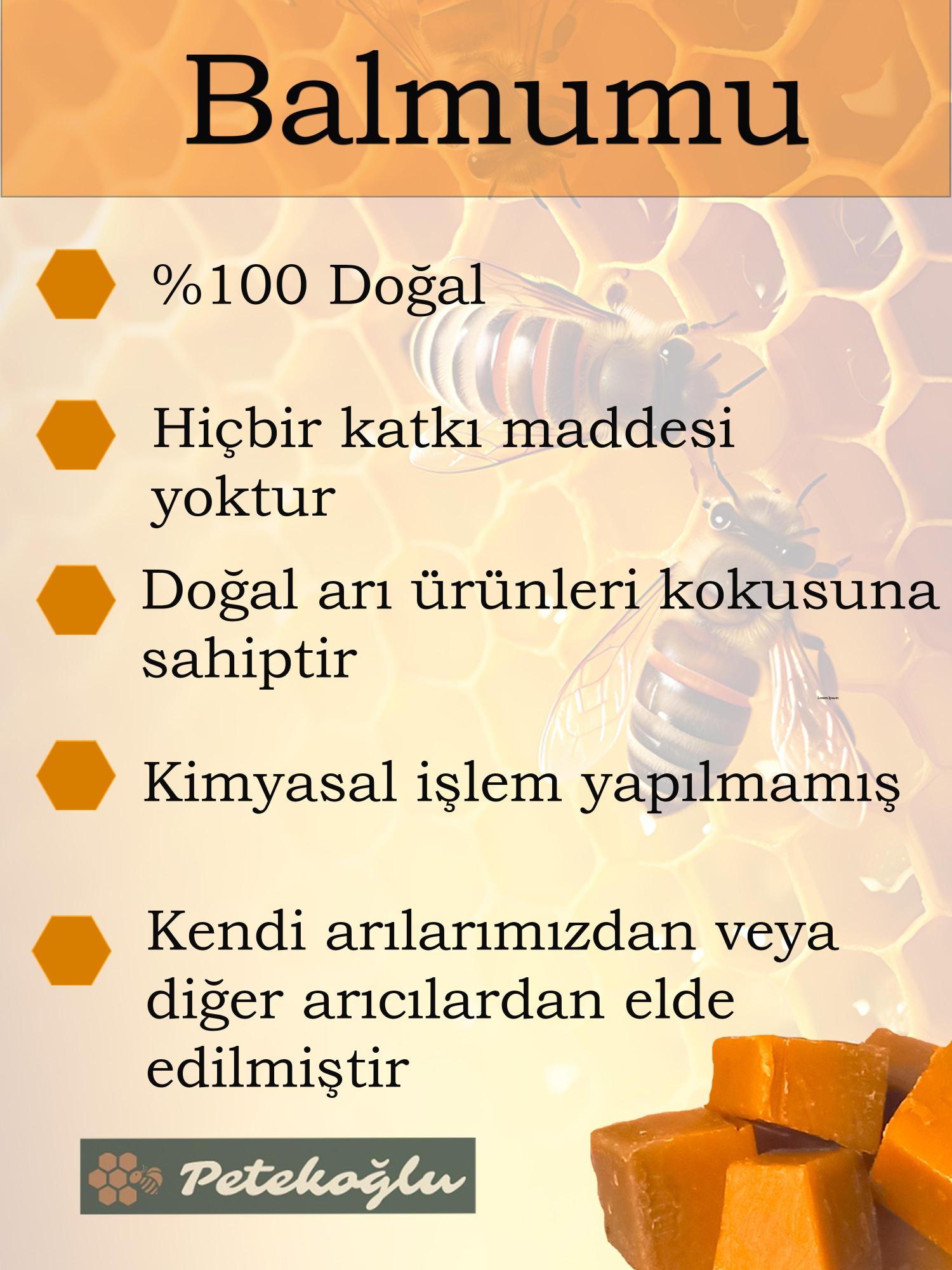 120 Gr.  Balmumu Doğal Katkısız Kesme  Bal Mumu