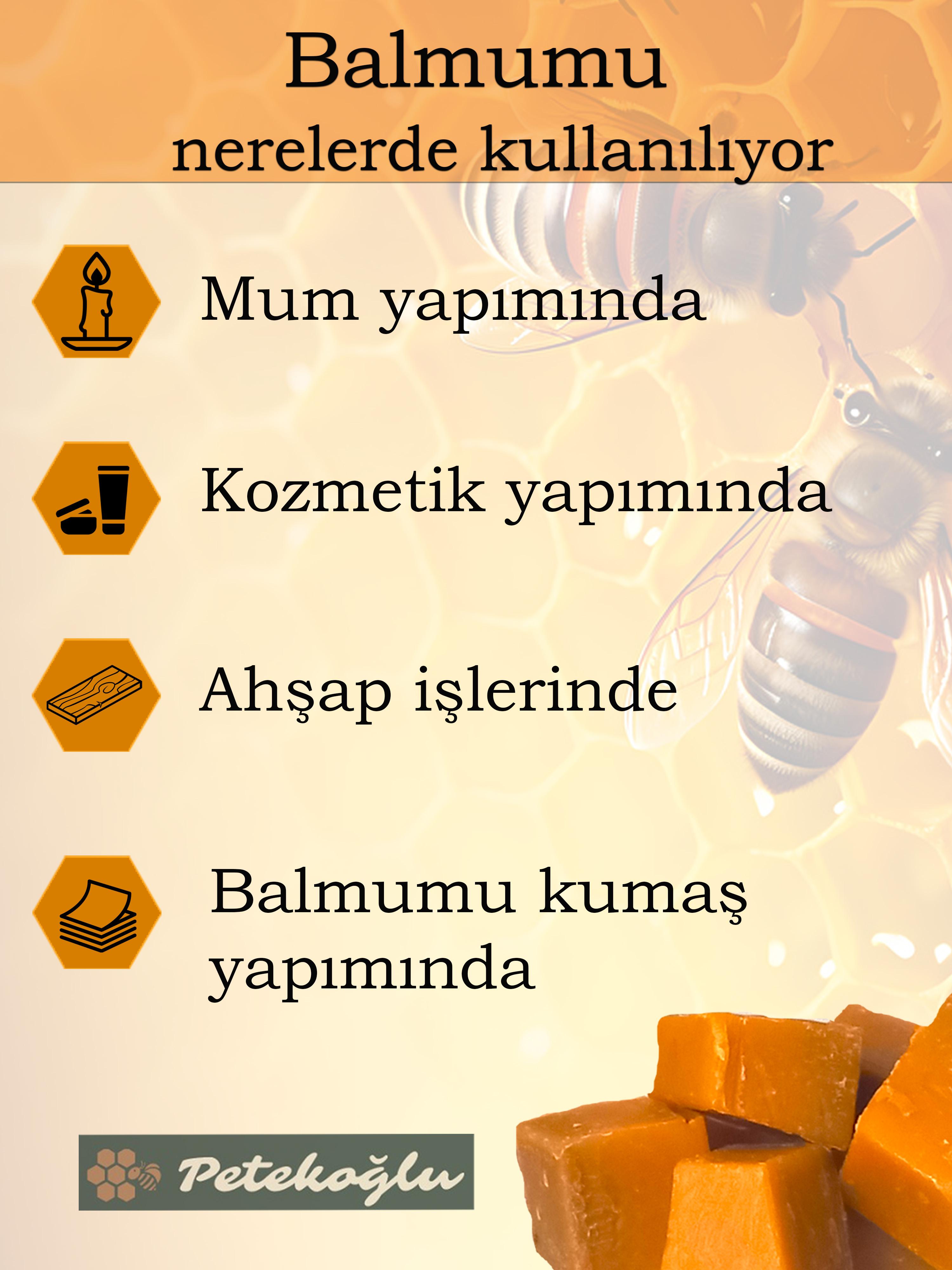 300 Gram Saf Balmumu Doğal Katkısız Kesme  Bal Mumu
