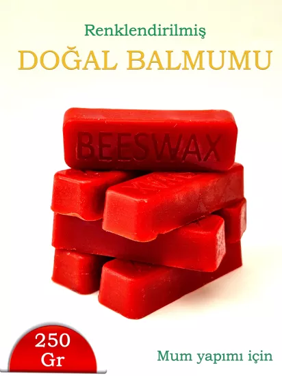 Kırmızı Bal Mumu Yapımı İçin Hazır Doğal Ürün | Petekoğlu
