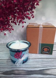 Soyawax Mumu El Yapımı %100 Doğal Aromatik Soya Mumu Vanilya Kokulu