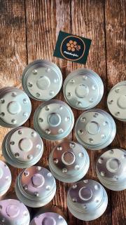 (10 Adet) Boş Alüminyum Tealight Kabı Maxi Boy 5.7X 2.2 Cm