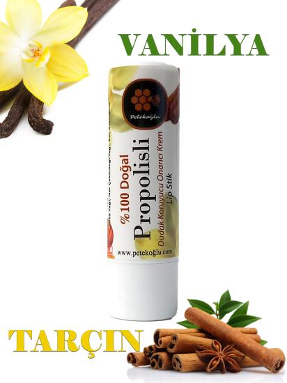 Dudak Kremi Propolis Bal Tarçın Sarı Kantaron Vanilya Shea Hindistan Cevizi Nar çekirdeği Zeytinyağı