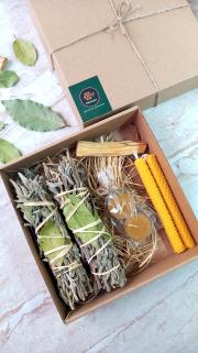 Balmumu Mum Ada Çayı Defne Palo Santo Bal Mumu Mum Tealight Hediyelik Set