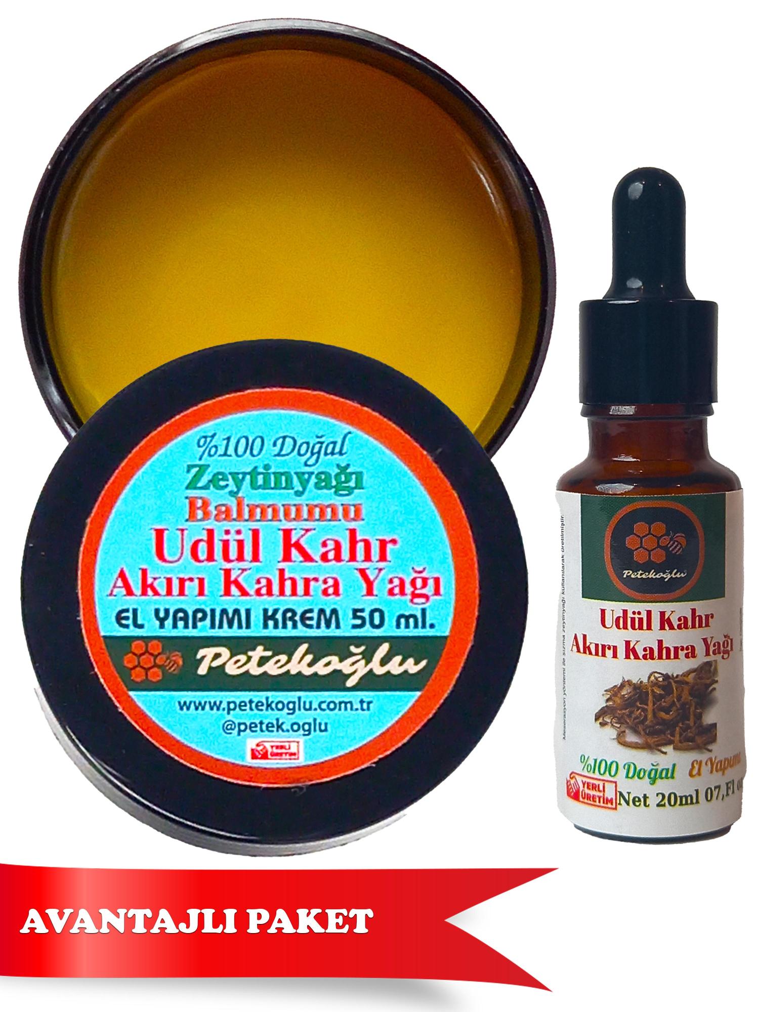 (Krem 50ML+20ML Yağ) Üdül Kahr-Akırı Karha ’Çirkini Güzelleştiren Bitki’ Balmumu Onarıcı Bakım Kremi