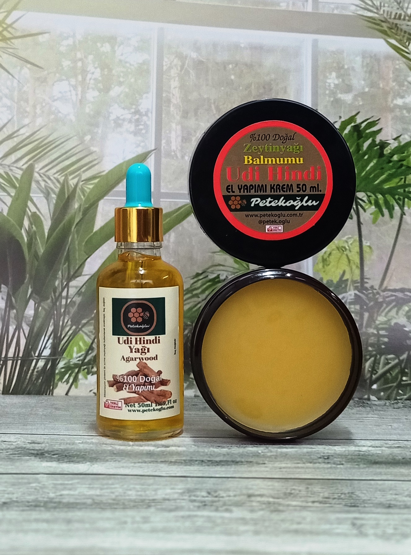 (50 ML) El Yapımı Udi Hindi Yağı Ve Kremi Öd Ağacı Kusti Bahri Bitkisel Yağı